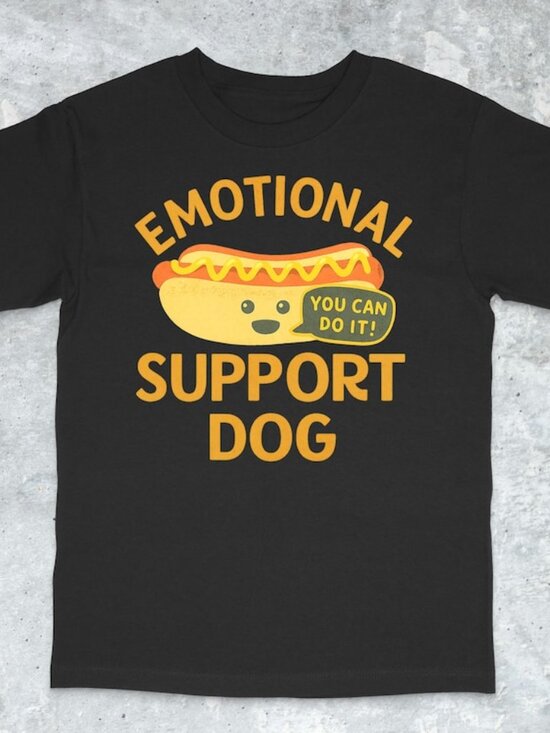 Other - Emotional Support Dog T-Shirt - Funny Dog Shirt